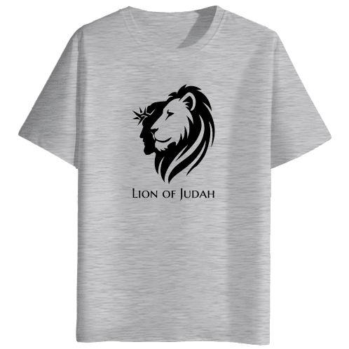 Lion of Judah – Men’s Round Neck Half Sleeve T-Shirt